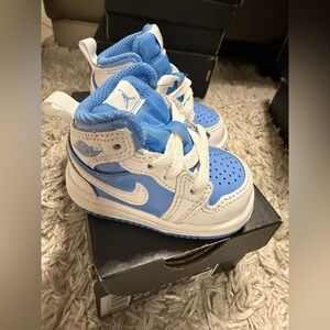 Nike Kids Sky Blue and White Sneakers